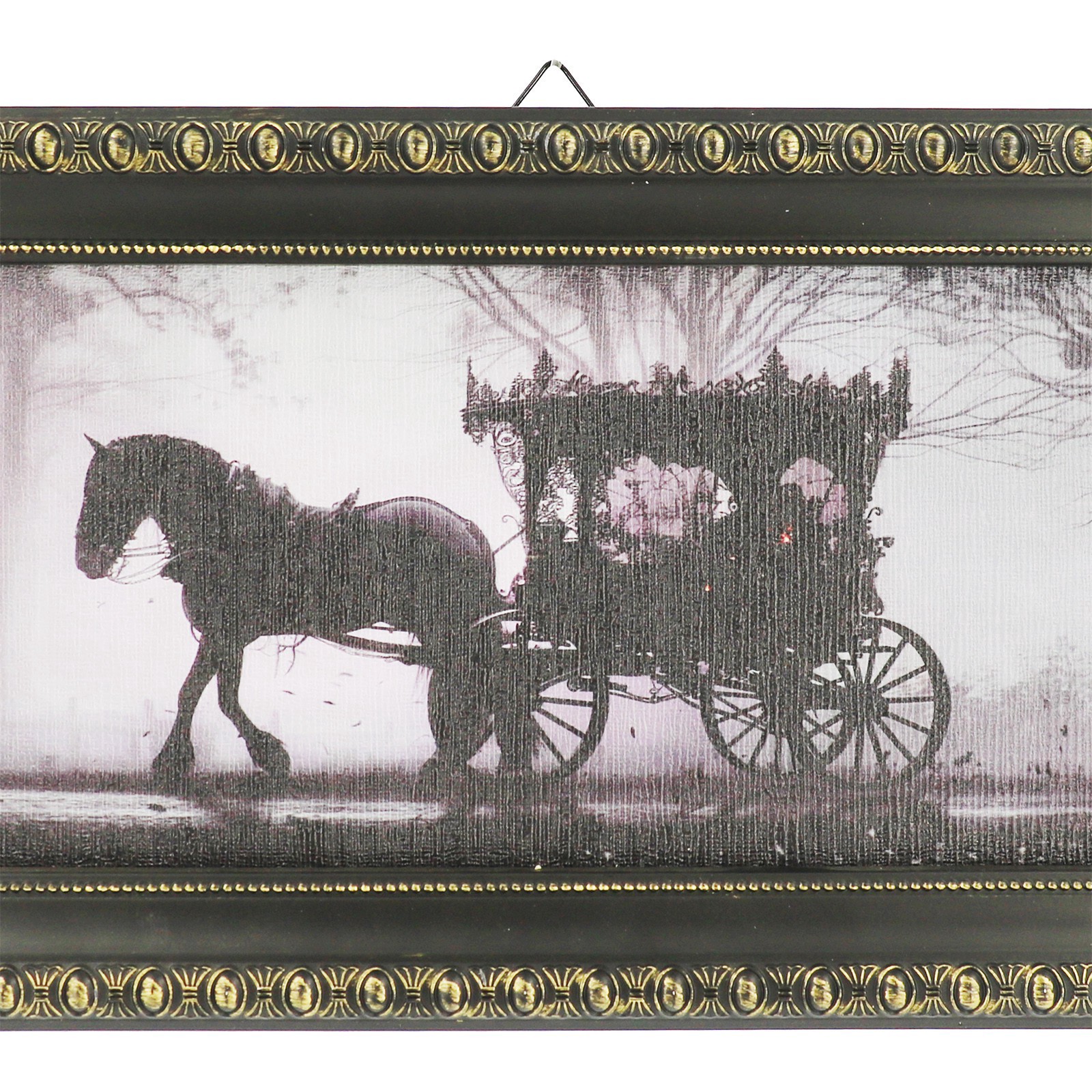 slide 4 of 4, 18" Ghostly Carriage Wall Decor By Ashland, 18 in x 9 in