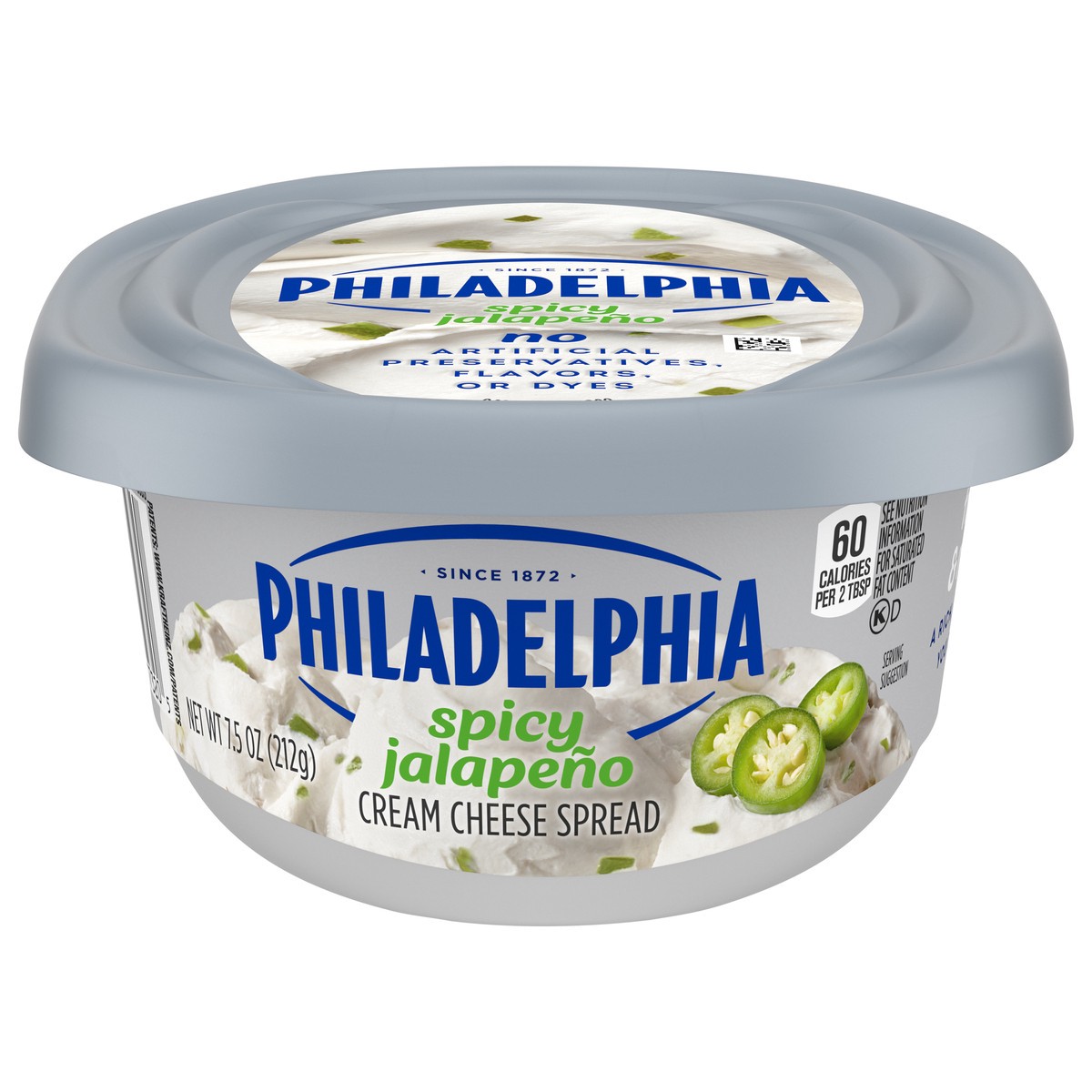 slide 1 of 5, Philadelphia Spicy Jalapeno Cream Cheese Spread 7.5 oz, 7.5 oz