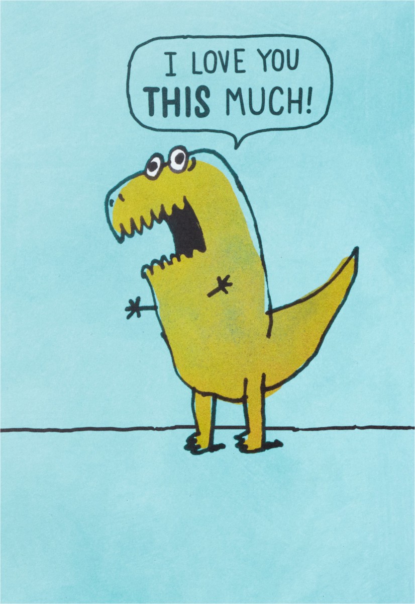 slide 4 of 5, Hallmark Shoebox Funny Love Card, Anniversary Card, Birthday Card, Father's Day Card, Mother's Day Card (T Rex Arms), 1 ct