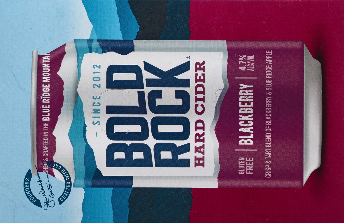 slide 6 of 13, Bold Rock Blackberry Hard Cider 6pk Btl, 6 ct