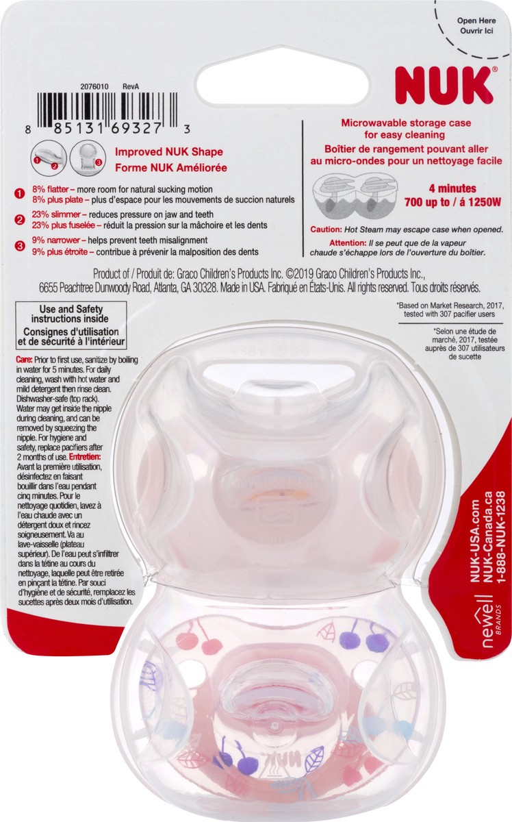 slide 6 of 9, NUK Pacifier 2.0 oz, 2 ct