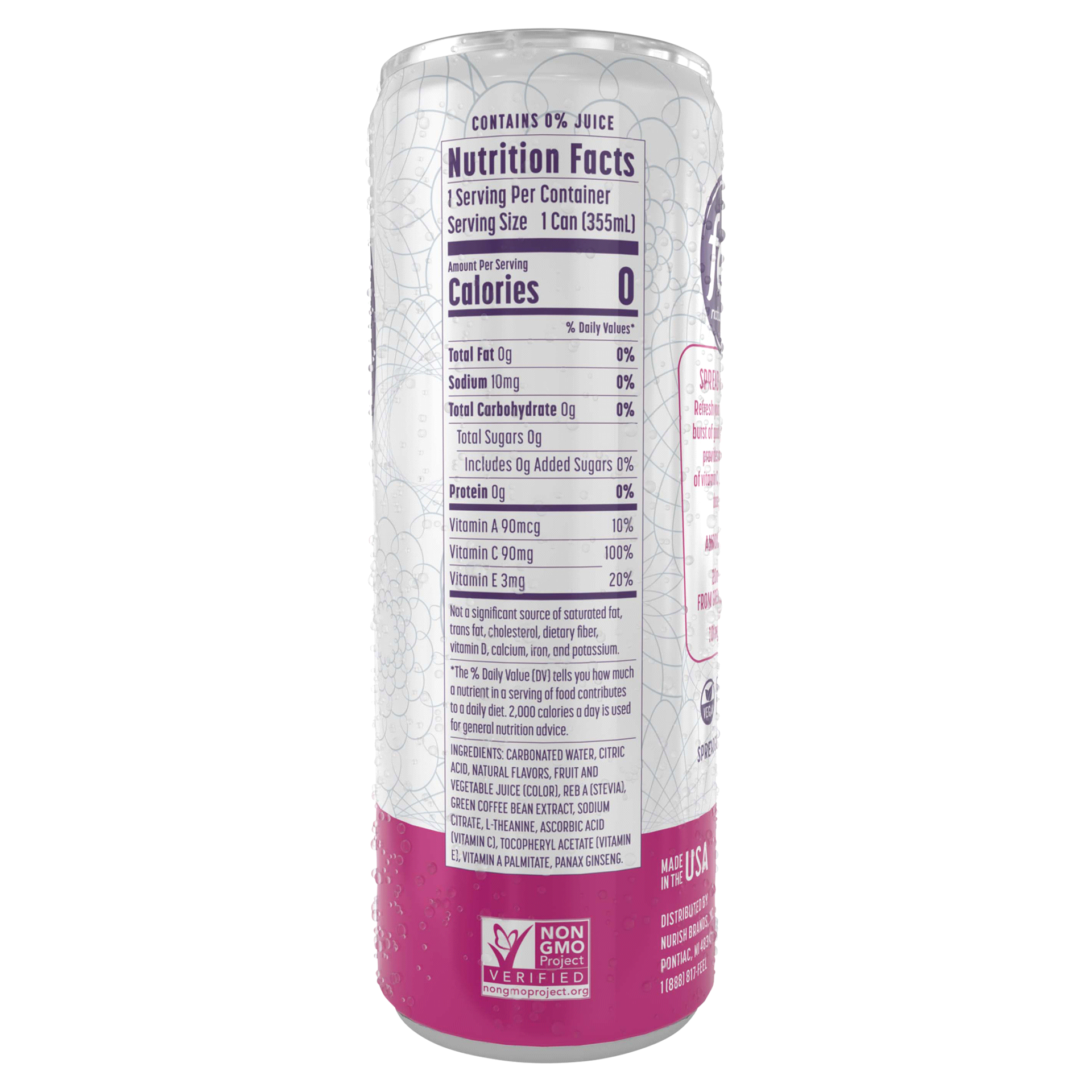 slide 3 of 9, Feel Natural Energy Bev Raspberry Lemona - 12 oz, 12 oz