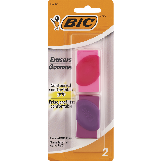 slide 1 of 1, Bic Erasers, 1 ct