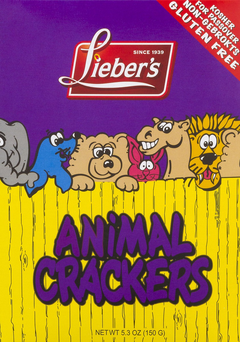 slide 13 of 13, Lieber's Gluten Free Animal Crackers 5.3 oz, 5.3 oz