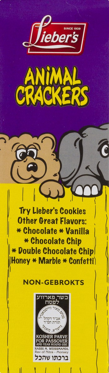 slide 8 of 13, Lieber's Gluten Free Animal Crackers 5.3 oz, 5.3 oz