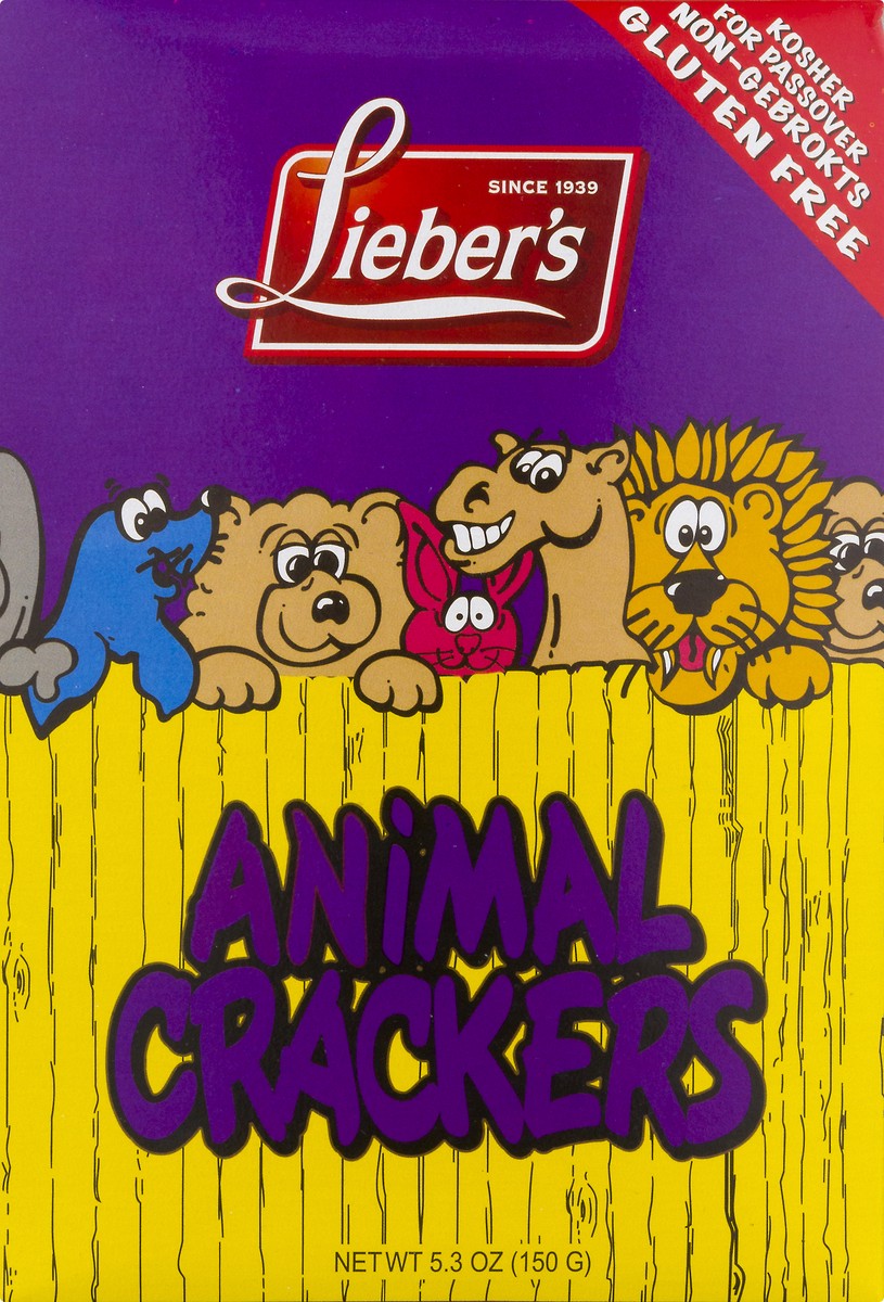 slide 3 of 13, Lieber's Gluten Free Animal Crackers 5.3 oz, 5.3 oz