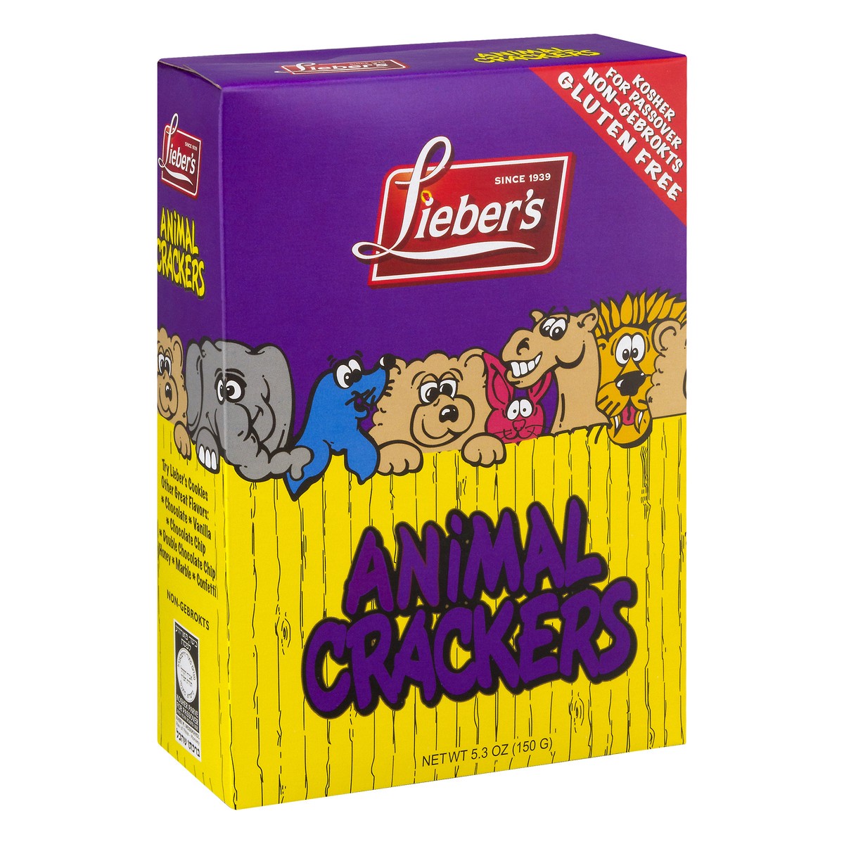 slide 7 of 13, Lieber's Gluten Free Animal Crackers 5.3 oz, 5.3 oz