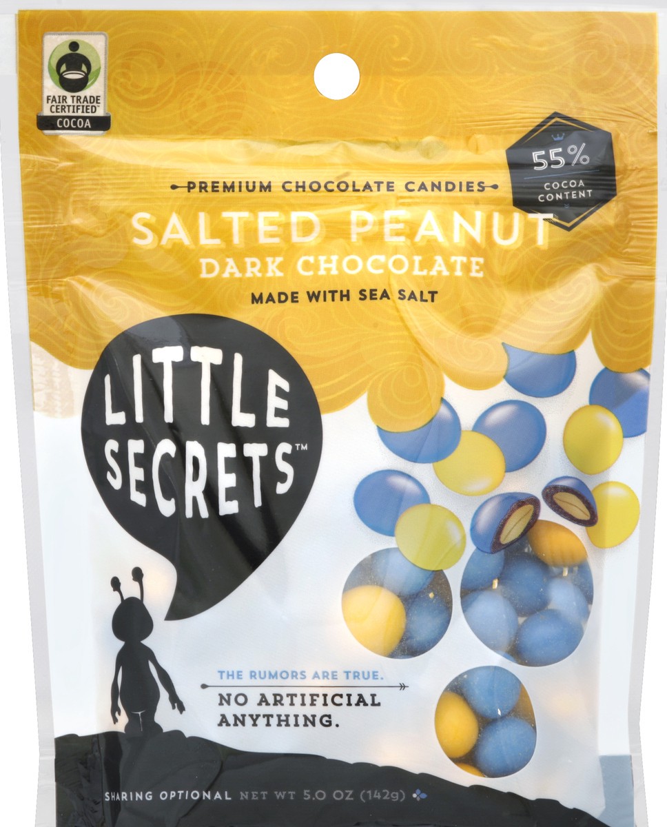 slide 2 of 2, Little Secrets Sea Salted Peanut Dark Chocolate Candies, 5 oz