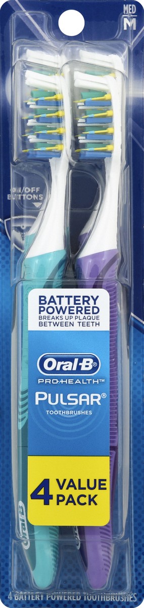 slide 1 of 8, Oral-B Toothbrushes 4 ea, 4 ct