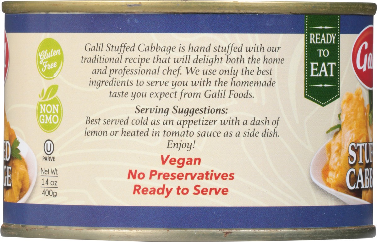 slide 9 of 9, Galil Stuffed Cabbage, 14 oz