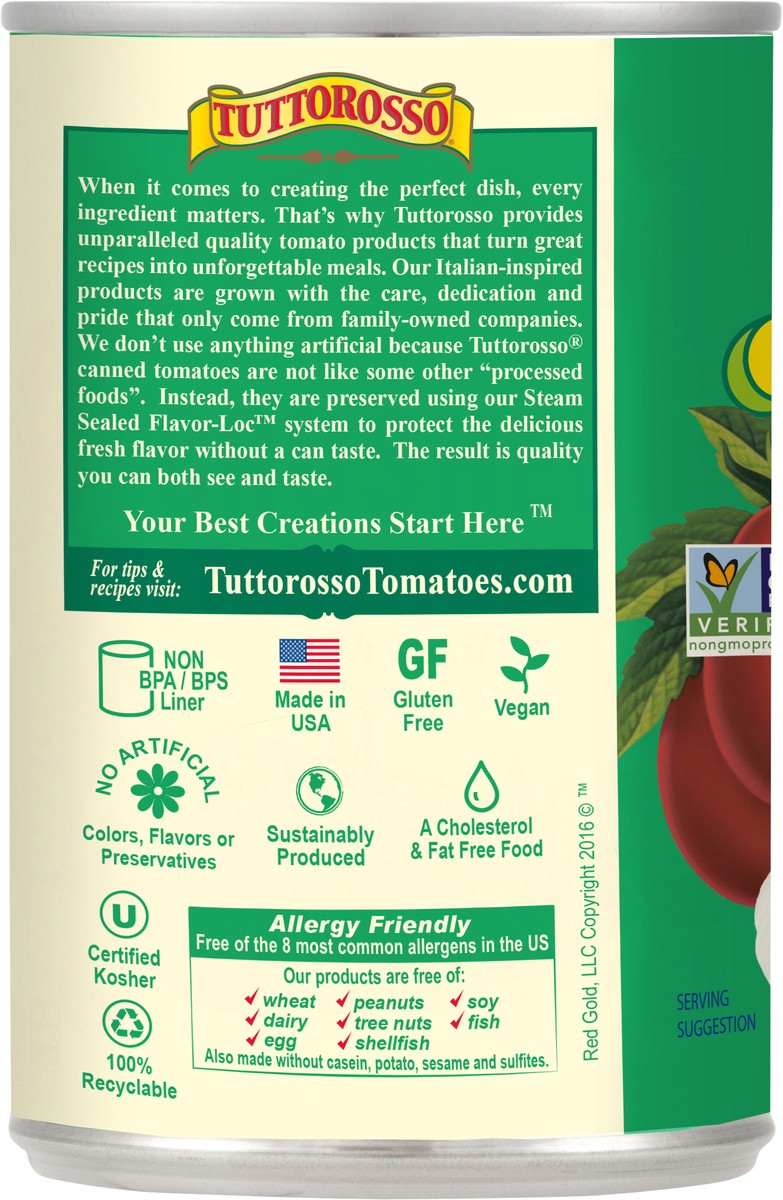 slide 2 of 9, Tuttorosso Roasted Garlic Crushed Tomatoes 15 oz, 15 oz