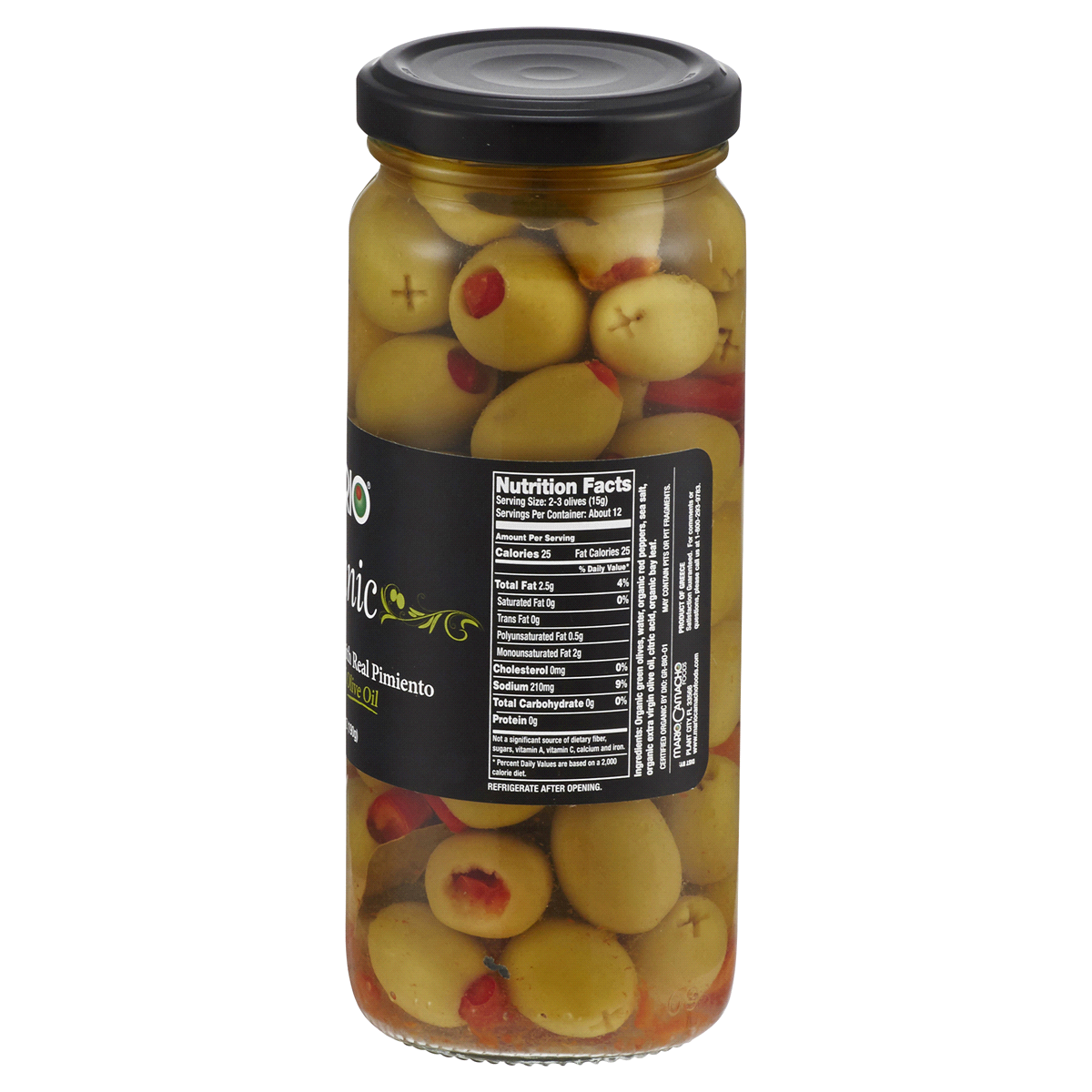 Mario Organic Stuffed Green Olives with Pimientos 6.7 oz Shipt