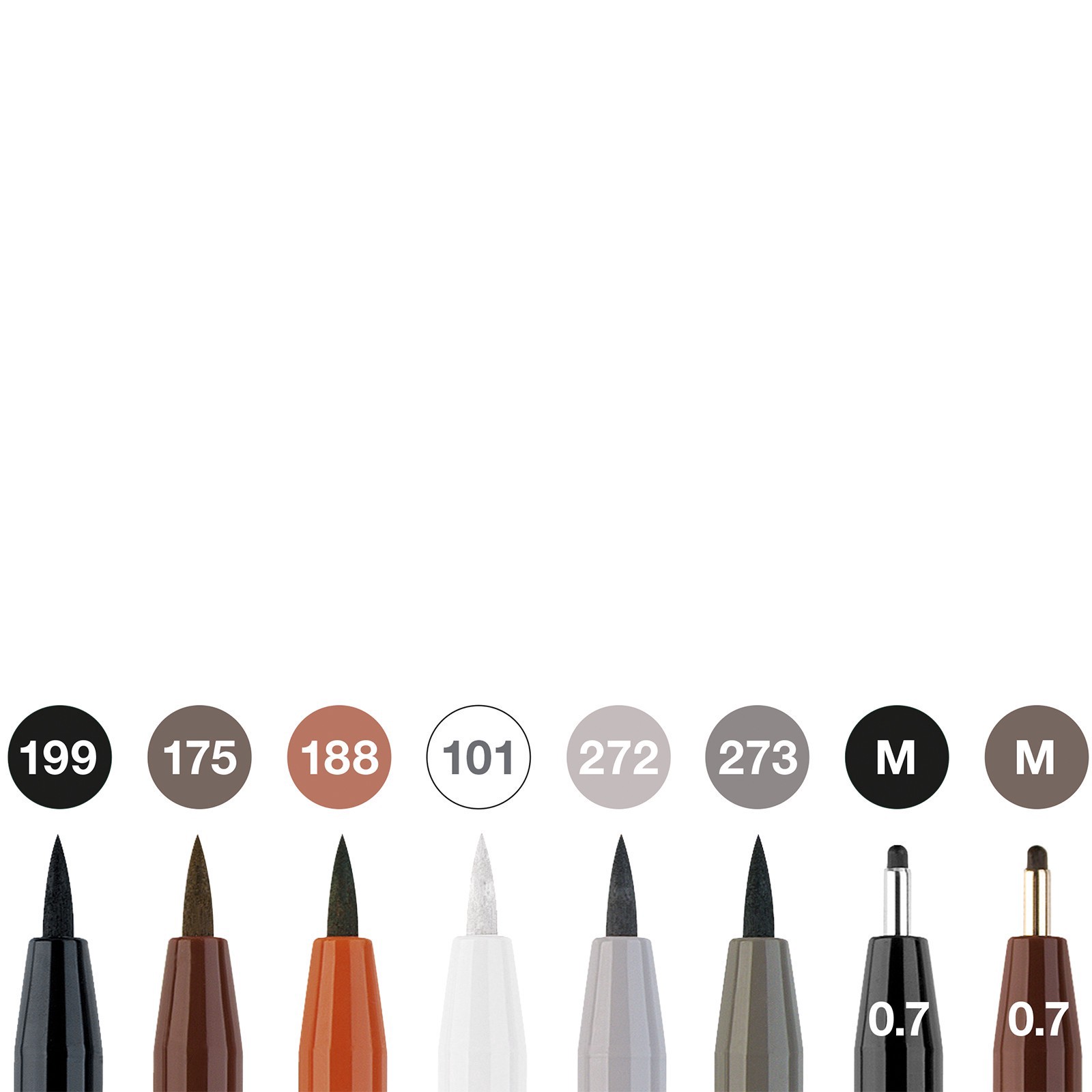 slide 3 of 3, Faber-Castell Faber Castell Classic Pitt Artist Pen Set, 8 ct total