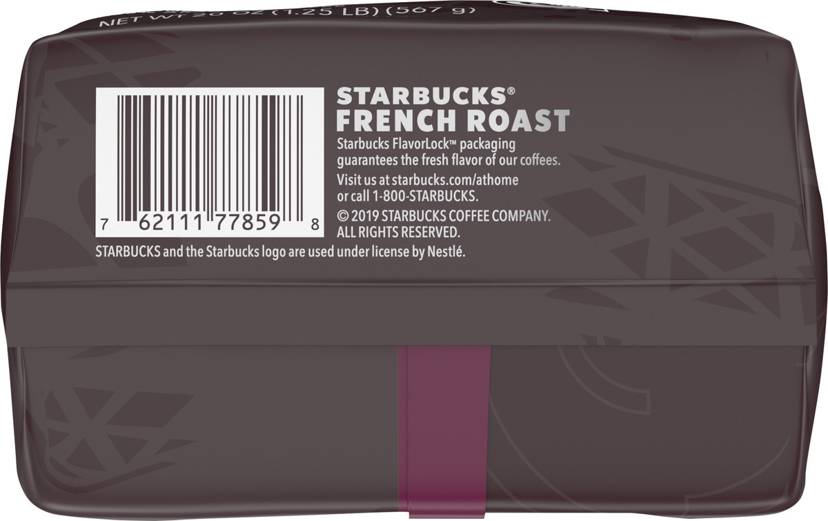 slide 5 of 9, Starbucks Ground Coffee—Dark Roast Coffee—French Roast—100% Arabica—1 bag - 20 oz, 20 oz