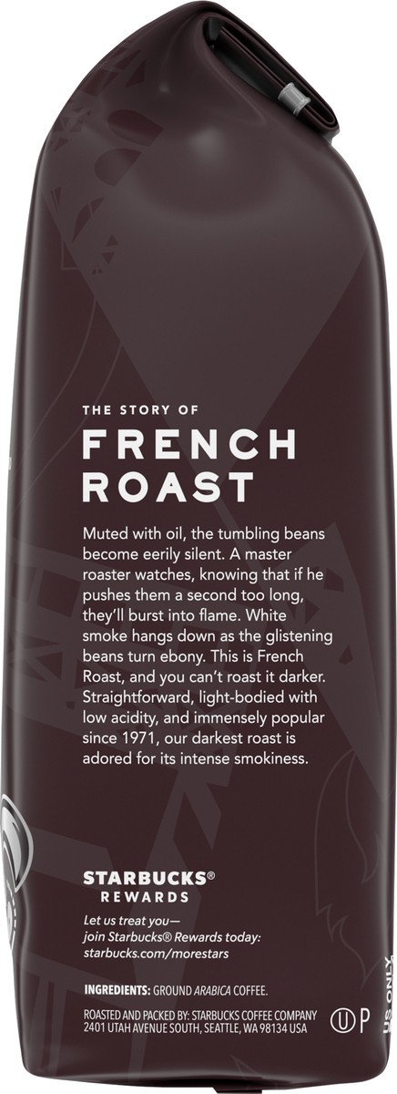 slide 3 of 9, Starbucks Ground Coffee—Dark Roast Coffee—French Roast—100% Arabica—1 bag - 20 oz, 20 oz