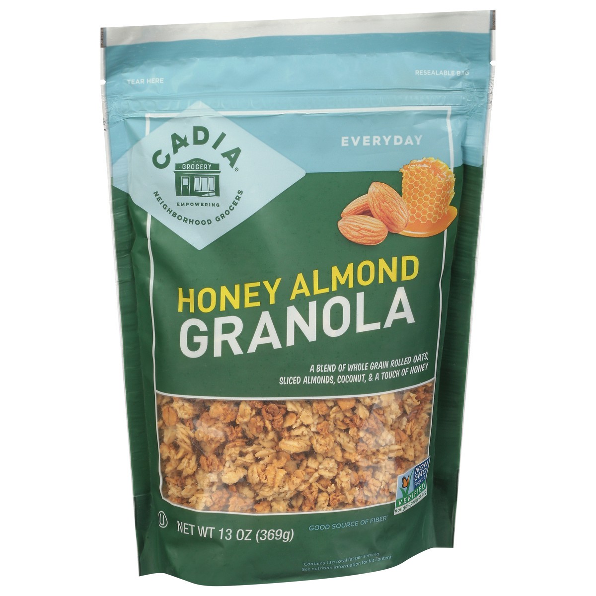slide 8 of 11, Cadia Honey Almond Granola 13 oz, 13 oz
