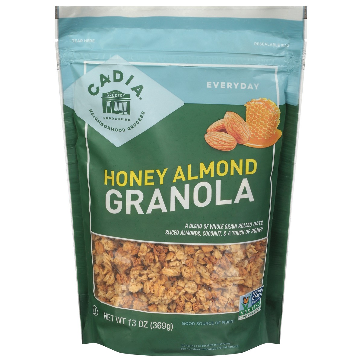 slide 1 of 11, Cadia Honey Almond Granola 13 oz, 13 oz
