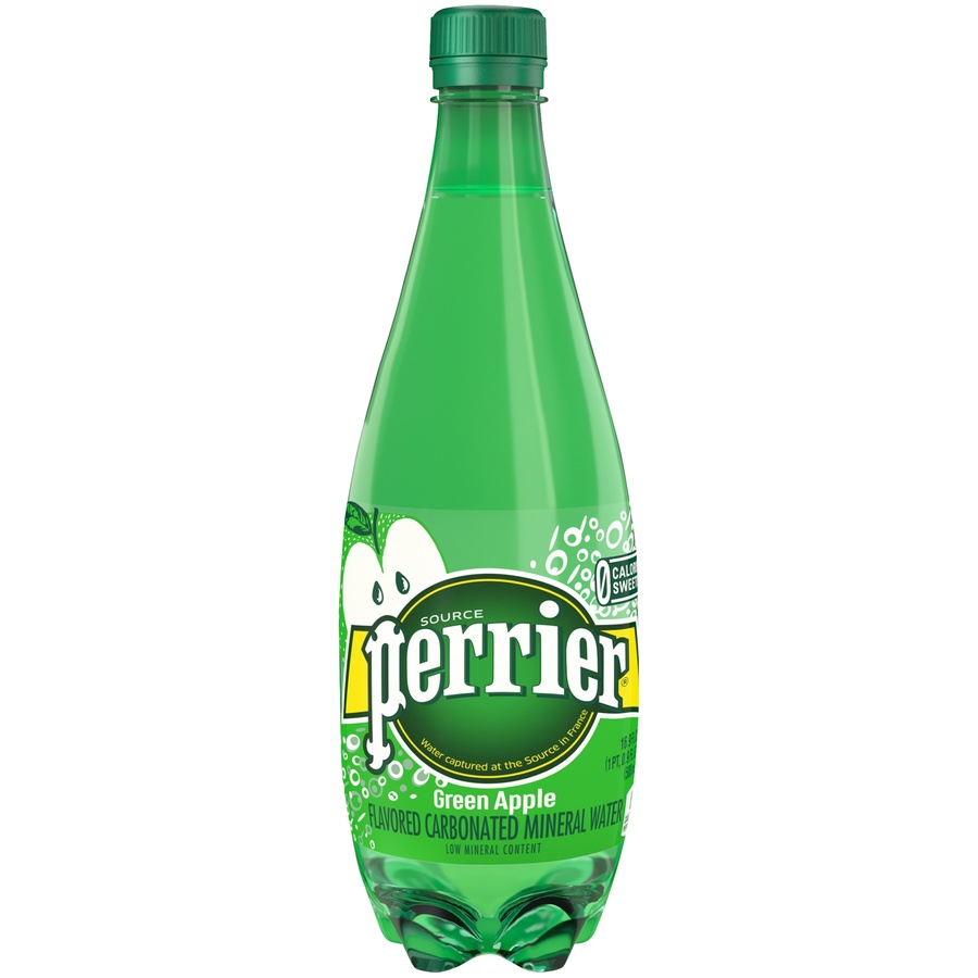 slide 1 of 1, Perrier Green Apple Sparkling Natural Mineral Water - 16.9 fl oz, 16.9 fl oz