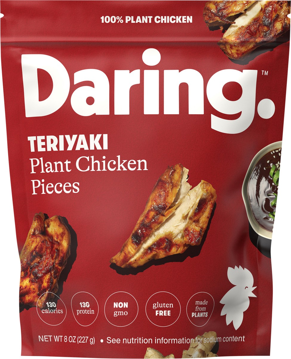 slide 3 of 3, Daring Teriyaki Plant Chicken Pieces 8 oz, 8 oz