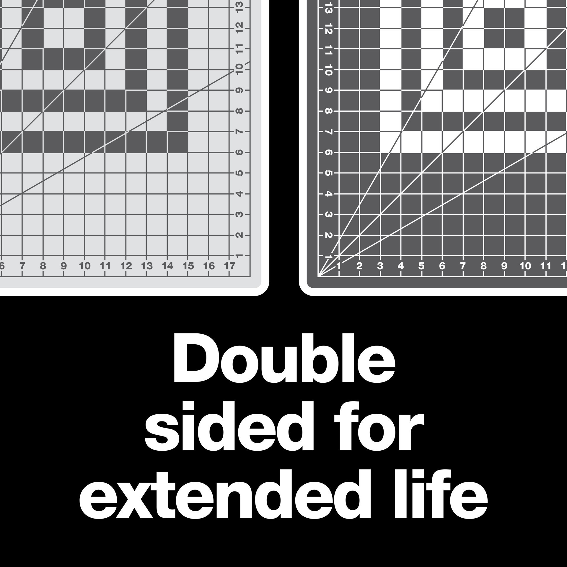 slide 2 of 8, Fiskars Cutting Mat, 24 in x 36 in