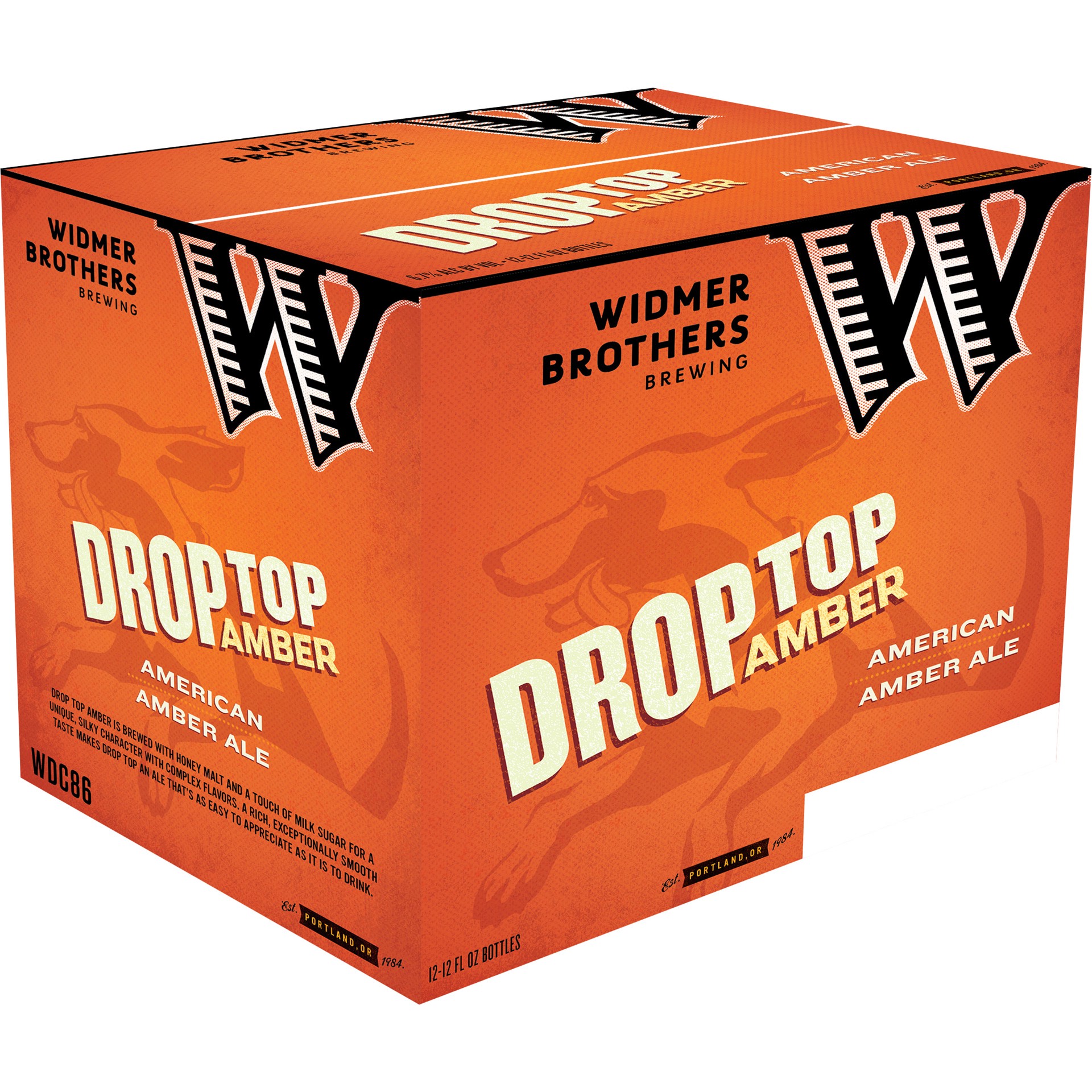 slide 1 of 3, Widmer Brothers Brewing Brewing Drop Top Amber, 12 Pack 12 fl. oz. Bottles, 5.5% ABV, 12 pk/12 fl oz