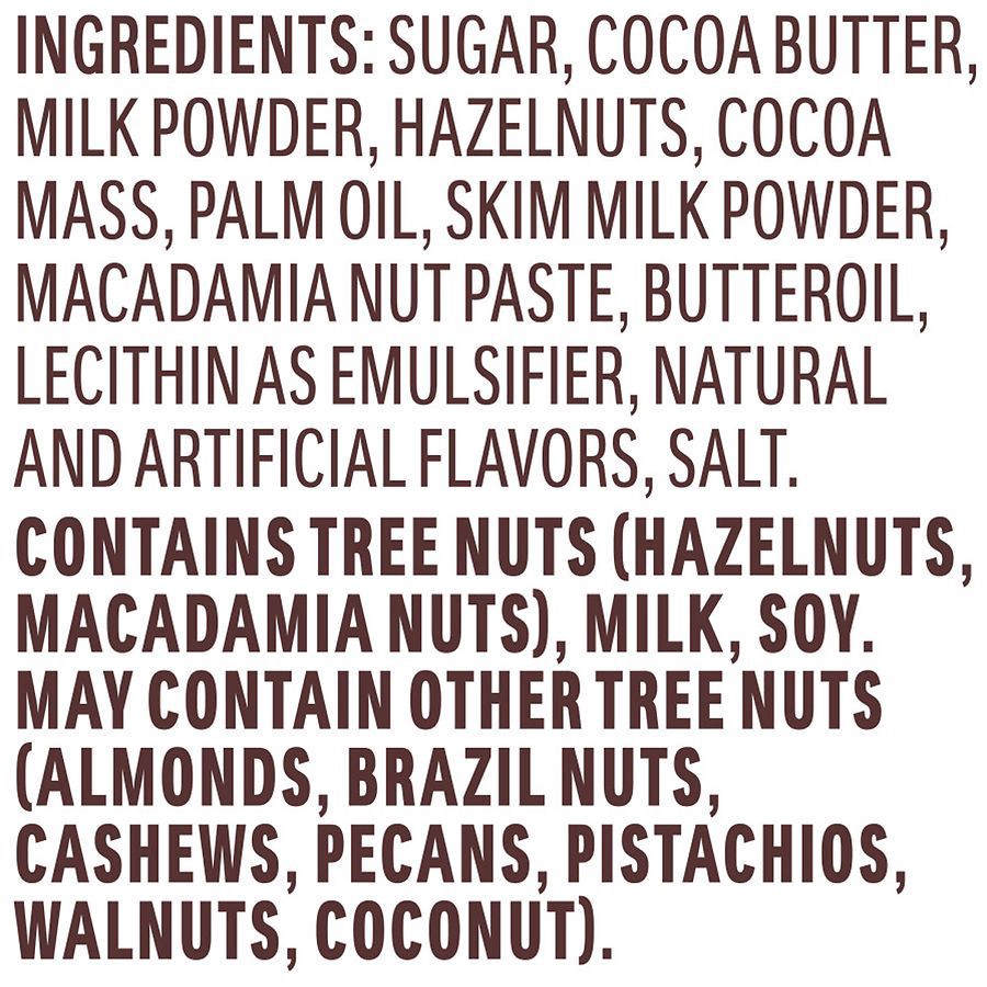 slide 2 of 4, Ferrero Rocher Milk Chocolate Bar with Hazelnut & Macadamia Filling, 3.1 oz