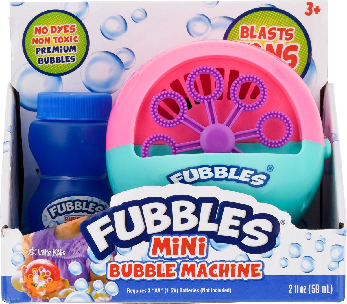 slide 8 of 8, Fubbles Mini Bubble Machine, 2 fl oz