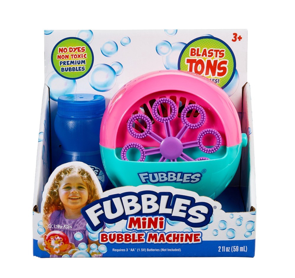 slide 1 of 8, Fubbles Mini Bubble Machine, 2 fl oz