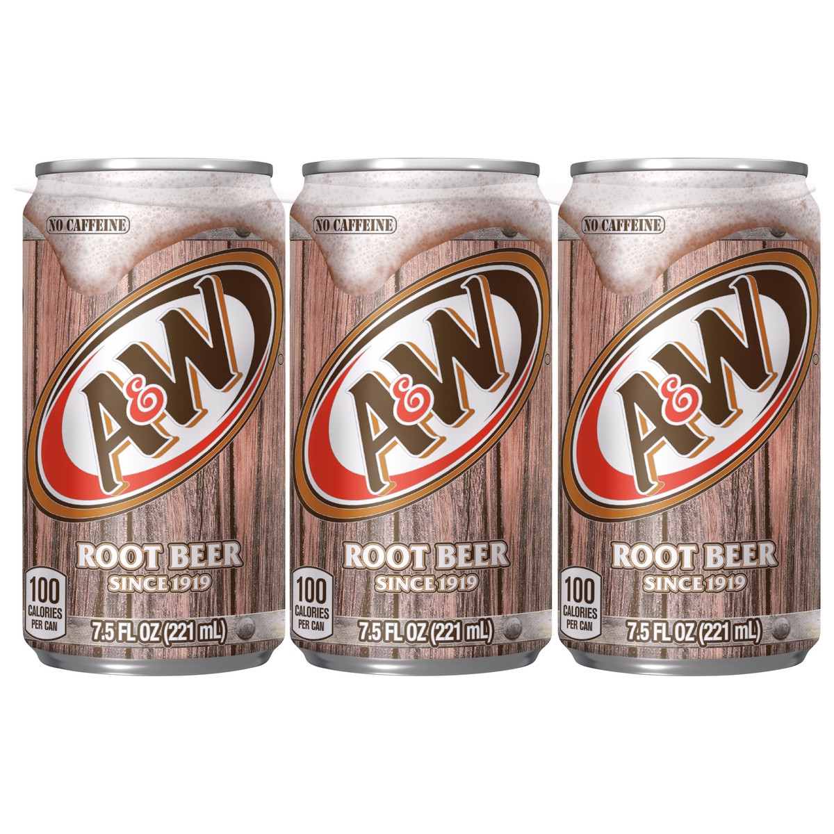 slide 1 of 2, A&W Root Beer, 6 ct; 7.5 fl oz