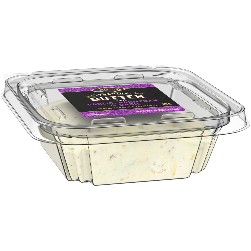 slide 3 of 6, Private Selection Butter With Garlic Parmesan & Basil - 4 oz, 4 oz