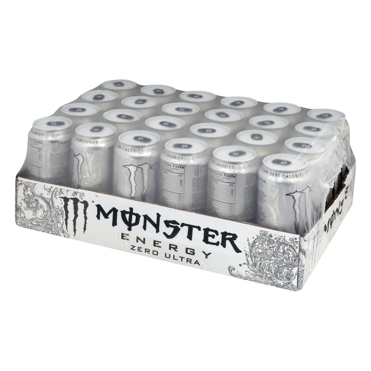 slide 7 of 8, Monster Zero Ultra Energy Drink - 4 ct, 24 ct; 16 fl oz