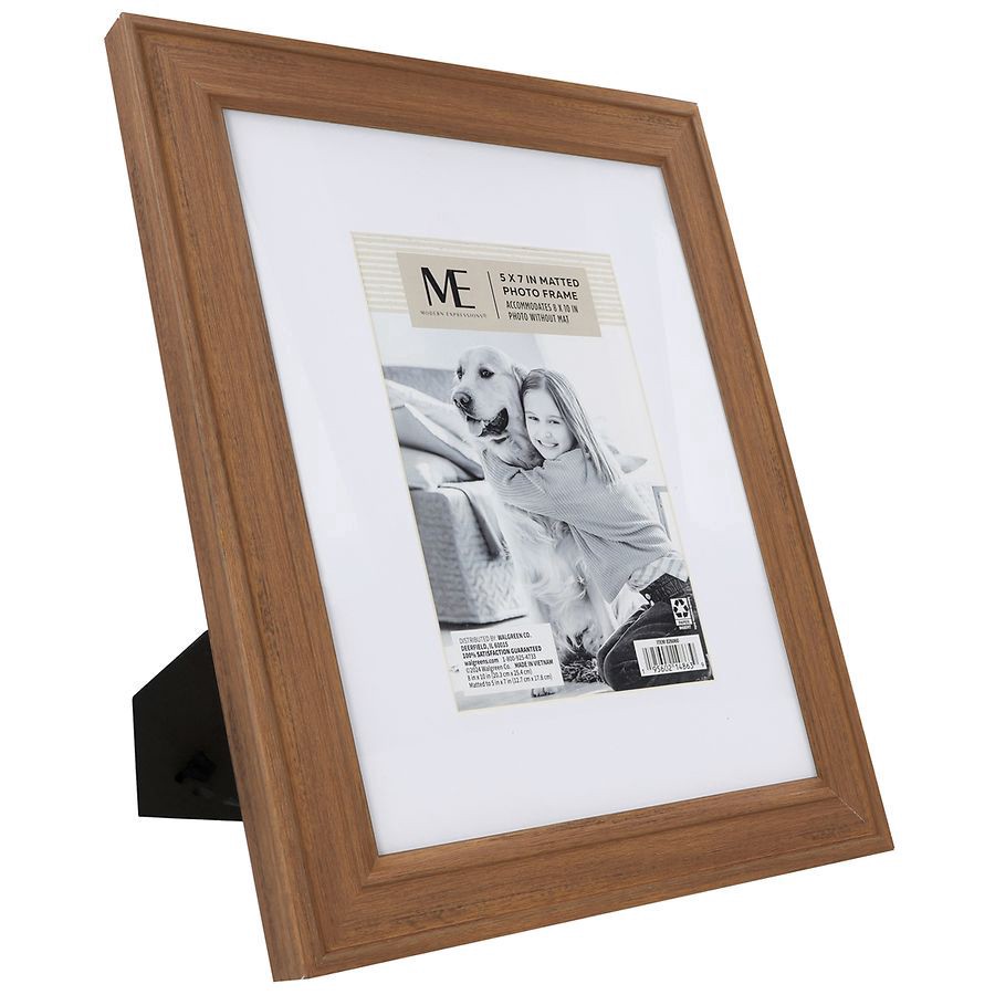 slide 3 of 4, Modern Expressions Matted Photo Frame 5x7 Inches, 1 ct