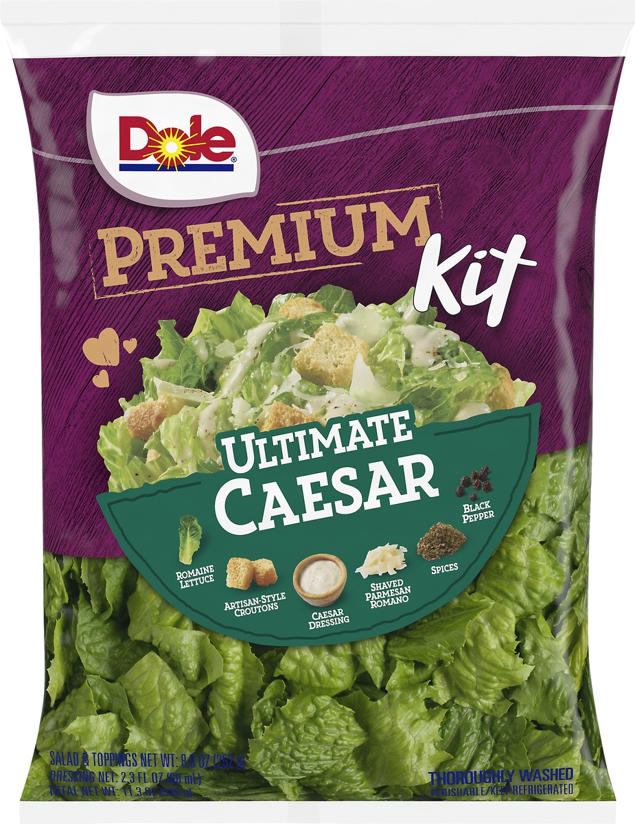 slide 4 of 5, Dole Ultimate Caesar Salad Kit, 11.2 oz