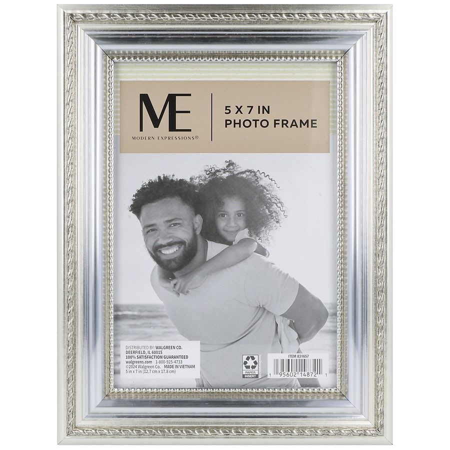 slide 1 of 4, Modern Expressions Photo Frame 5x7 Inches, 1 ct