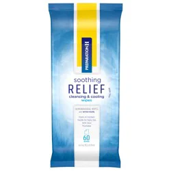 Preparation H Soothing Relief Cleansing & Cooling Wipes, Aloe and Witch Hazel Wipes - 60 Count