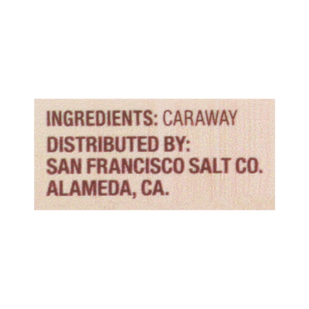 slide 9 of 12, San Francisco Salt Co. Spice Collection Caraway Seed 1.8 oz, 1.8 oz