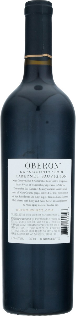 slide 8 of 11, Oberon Napa County Cabernet Sauvignon 750 ml, 750 ml