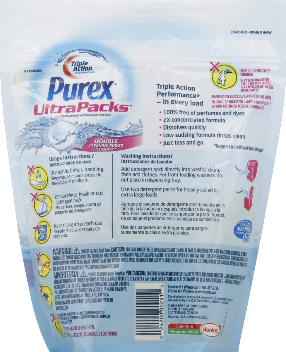 slide 2 of 4, Purex Laundry Detergent 18 ea, 1 ct