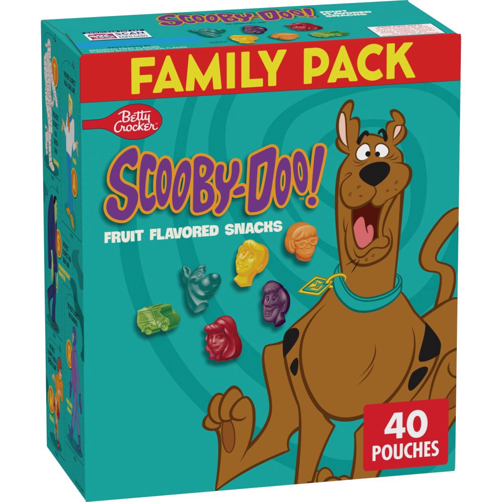 slide 1 of 6, Betty Crocker Scooby-Doo! Fruit Flavored Snacks 40 Count, 40 ct