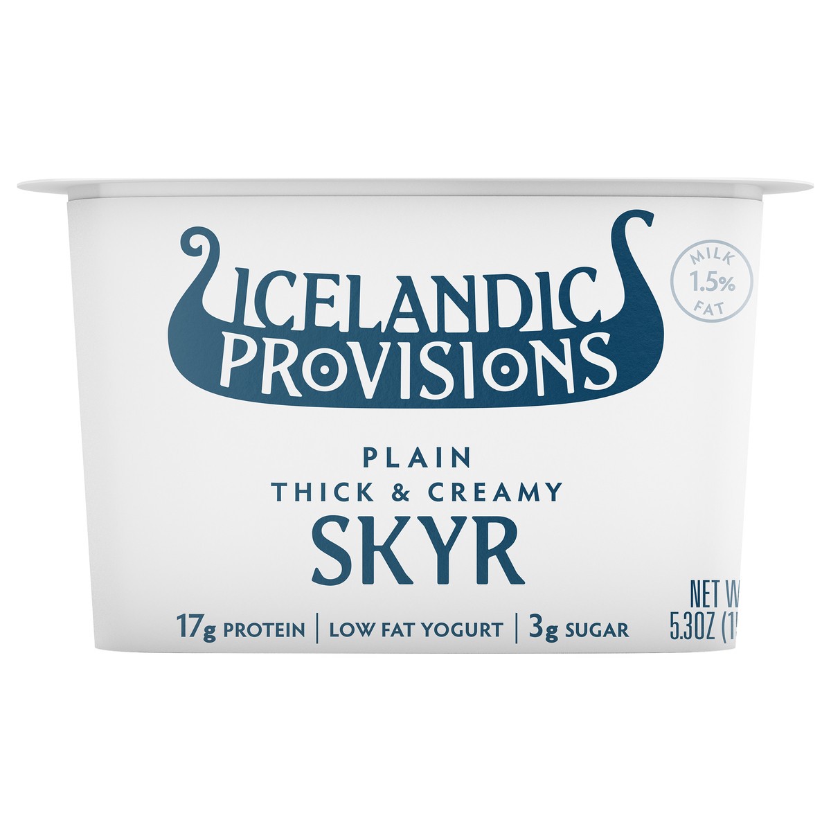 slide 1 of 1, Icelandic Provisions Plain Skyr, 5.3 oz