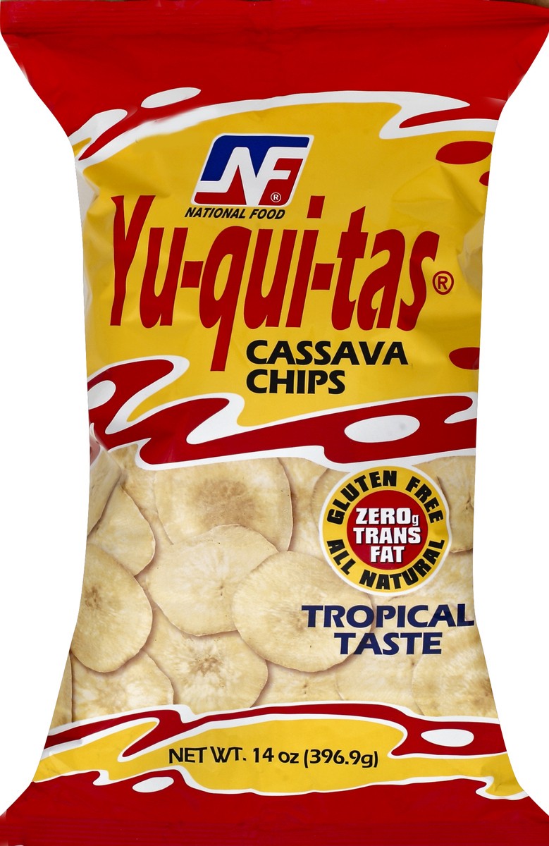 slide 3 of 6, Yuquitas Cassava Chips 14 oz, 14 oz
