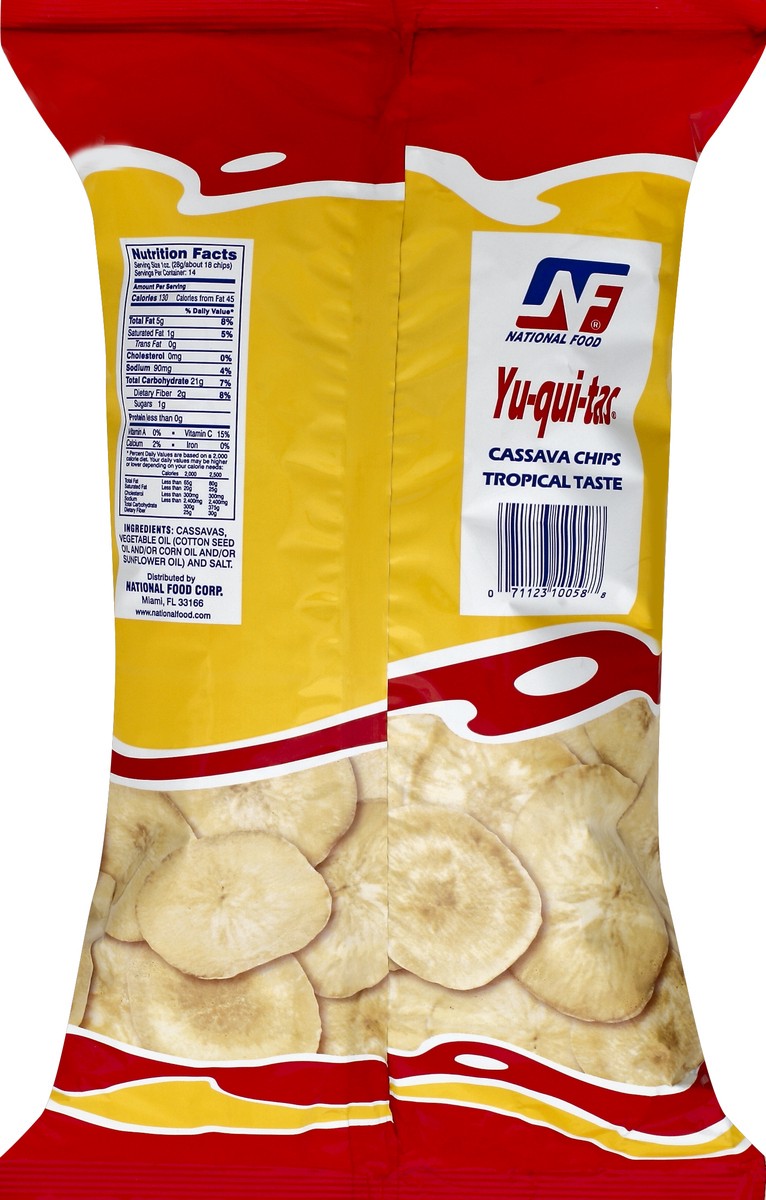 slide 4 of 6, Yuquitas Cassava Chips 14 oz, 14 oz