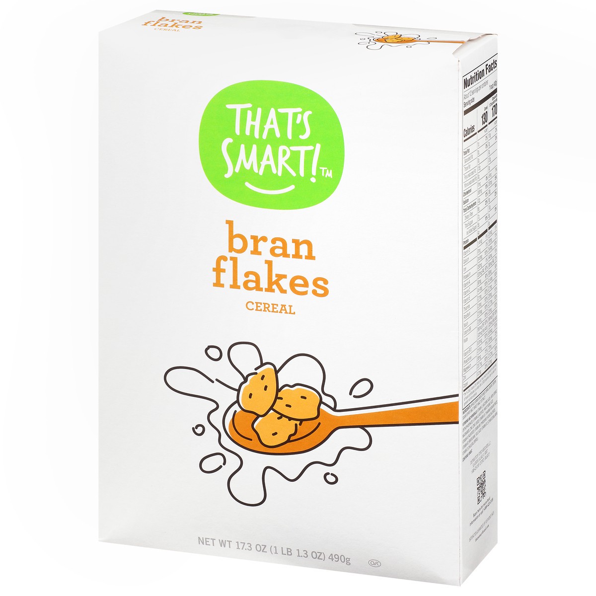 slide 3 of 9, That's Smart! Bran Flakes Cereal 17.3 oz, 17.3 oz