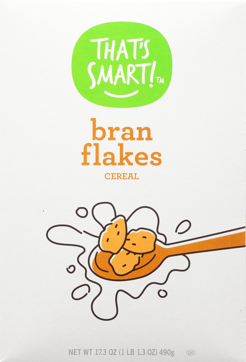 slide 1 of 9, That's Smart! Bran Flakes Cereal 17.3 oz, 17.3 oz