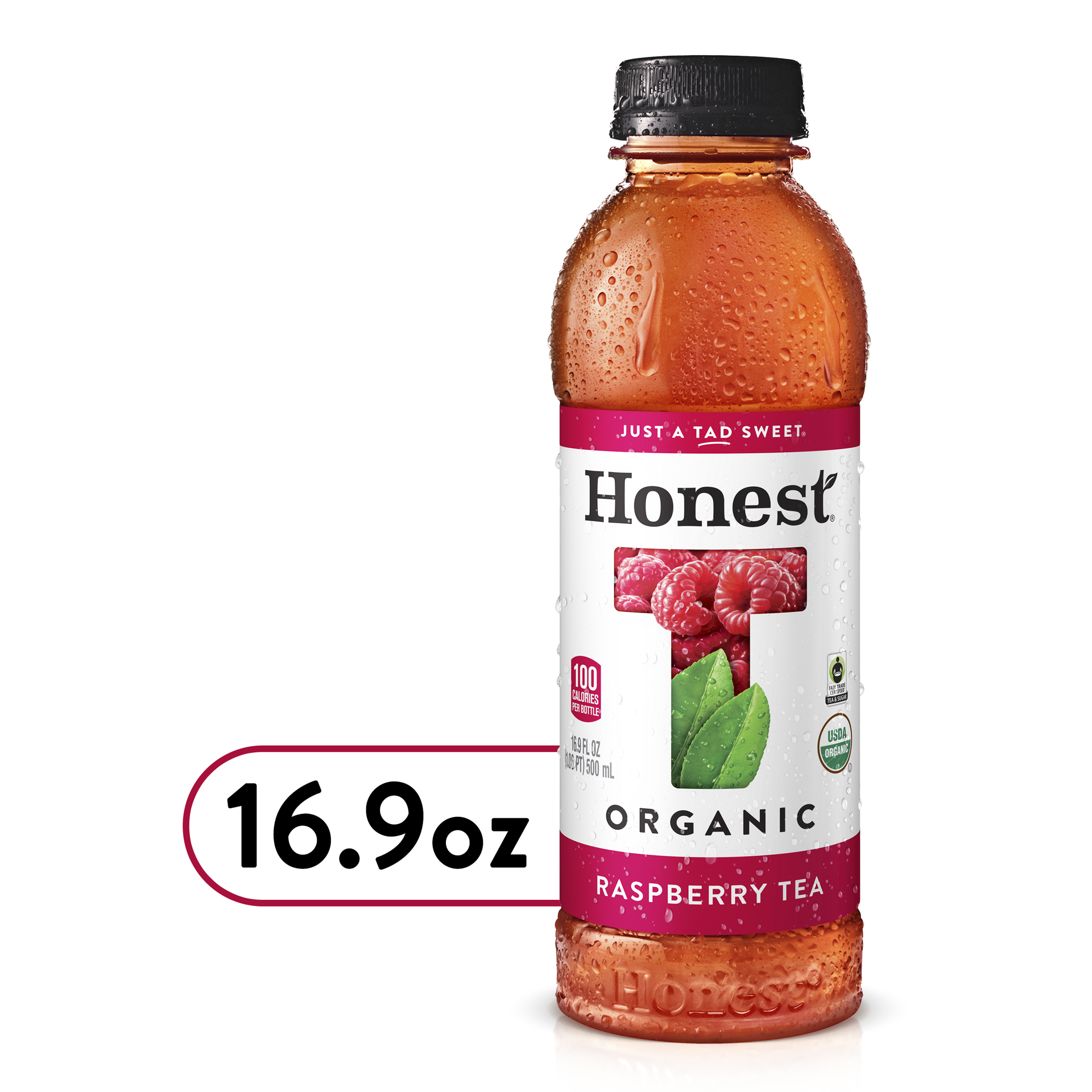 slide 1 of 4, Honest Teas Raspberry Honest Tea, 16.9 fl oz