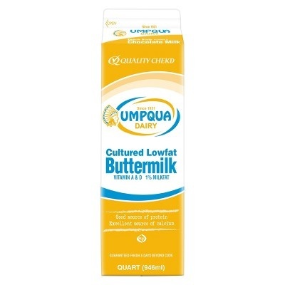 slide 1 of 1, Umpqua 1% Buttermilk, 1 qt