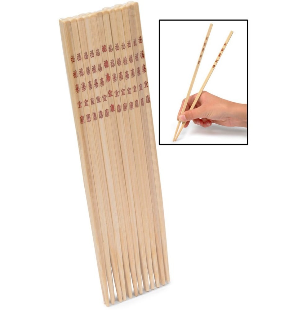 slide 1 of 1, IMUSA Bamboo Chopsticks, 12 ct; 9.5 in