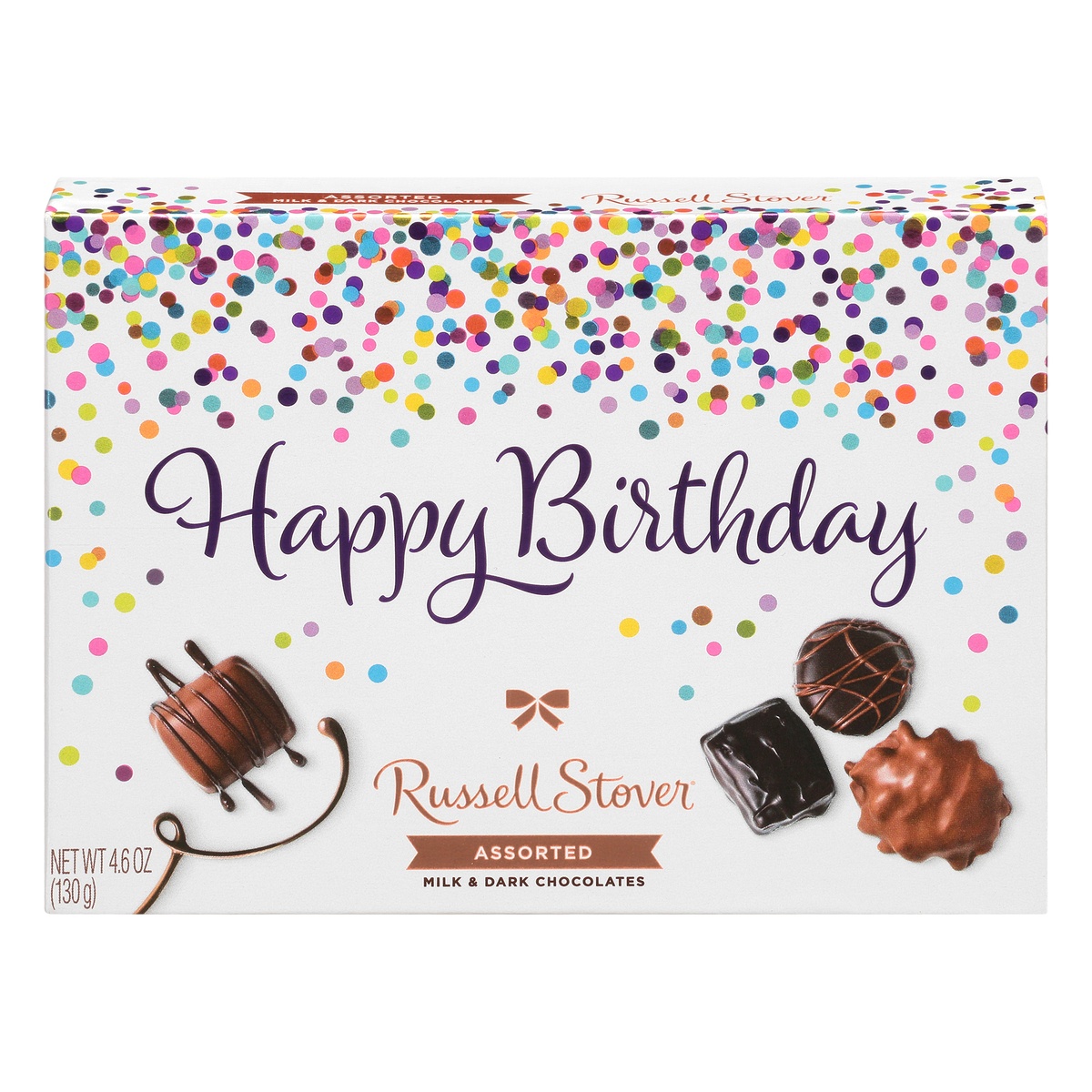 slide 1 of 1, Russell Stover Happy Birthday Chocolates, 5.5 oz