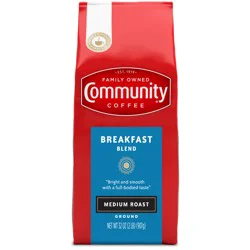 Community Coffee Coffee, Breakfast Blend, Medium Roast, Ground