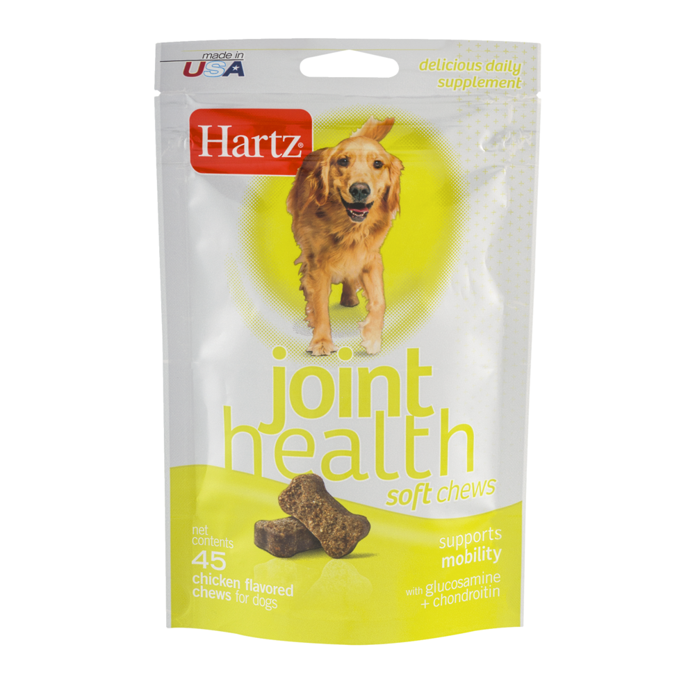 slide 1 of 1, Hartz Joint Health Chicken Flavored Soft Chews For Dogs 45 Count, 45 ct